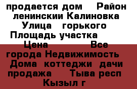 продается дом  › Район ­ ленинскии Калиновка  › Улица ­ горького › Площадь участка ­ 42 › Цена ­ 20 000 - Все города Недвижимость » Дома, коттеджи, дачи продажа   . Тыва респ.,Кызыл г.